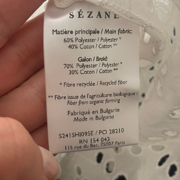 -
Sezane. New With Tag. Size 40
Chemise celinda - Picture 3 of 3